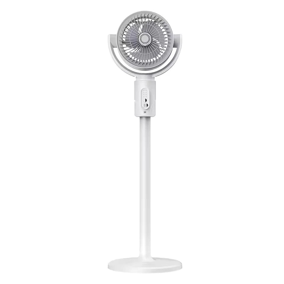 Tower Fan Electric Fan Air Turbine Circulation Fan Floor Fan Adjustable Height Shaking Head Five-Speed Adjustment Silent Fan